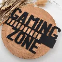 A00930-gaming-zone-holz-schwarz-gamer-kinderzimmer-wanddeko-seitlich.webp