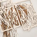 A00483-geometrisches-zwei-woelfe-holz-weiß-wanddekoration-modern-seitlich.webp