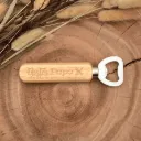 Vatertagsgeschenk Flaschenöffner mit Gravur aus Holz – „Bester Papa“