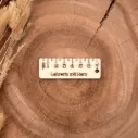 Anhänger Lineal Holz – „Lehrerin mit Herz“
