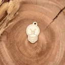 Anhänger Lineal Holz – Glühbirne
