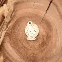 Anhänger Lineal Holz – Globus