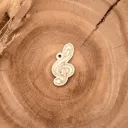 Anhänger Lineal Holz – Musiknote