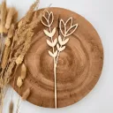 Wildblumenstecker filigraner Zweig aus Holz – feine Holzdeko für Vase