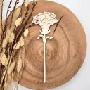 Holz-Nelke – Deko-Blume lasergeschnitten