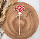 Holz-Nelke – Deko-Blume lasergeschnitten