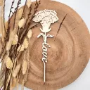 Holz-Nelke mit „love“-Stängel – kleine Aufmerksamkeit