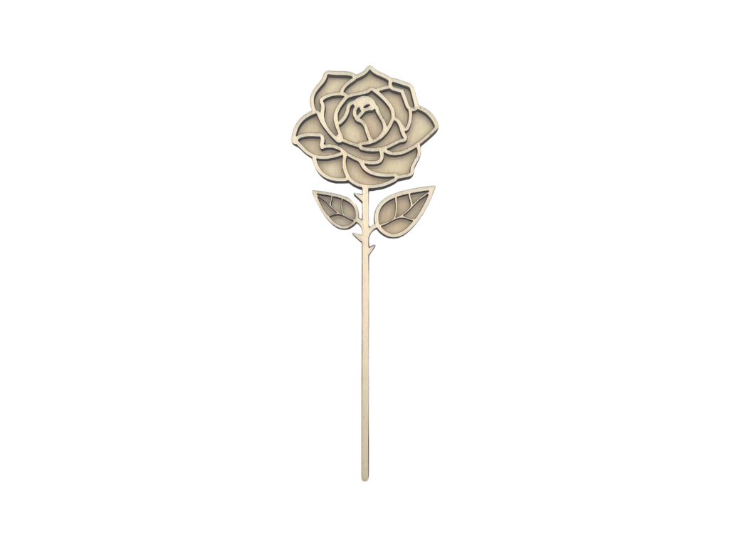Rose mit normalem Stängel