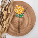 Holz-Rose – Deko-Blume lasergeschnitten