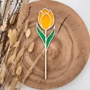 Holz-Tulpe – Deko-Blume lasergeschnitten