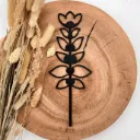 Pflanzenstecker aus Holz – Tulpenmotiv