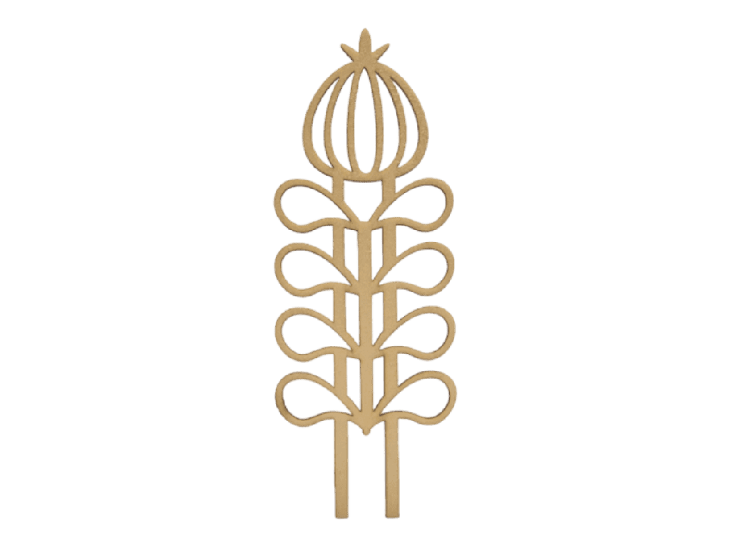 Designer-Pflanzenstecker - Blütenstil