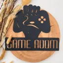 Holzschild „GAME ROOM“ – Gaming Wanddeko