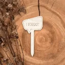 Pflanzenstecker aus Holz mit Spruch – „I FORGOT“