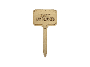 Pflanzenstecker „I WET MY PLANTS“ aus Holz
