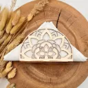 Serviettenhalter aus Holz – Blütenzauber