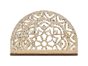 Serviettenhalter aus Holz - Mandala