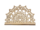 Serviettenhalter Mustermix aus Holz
