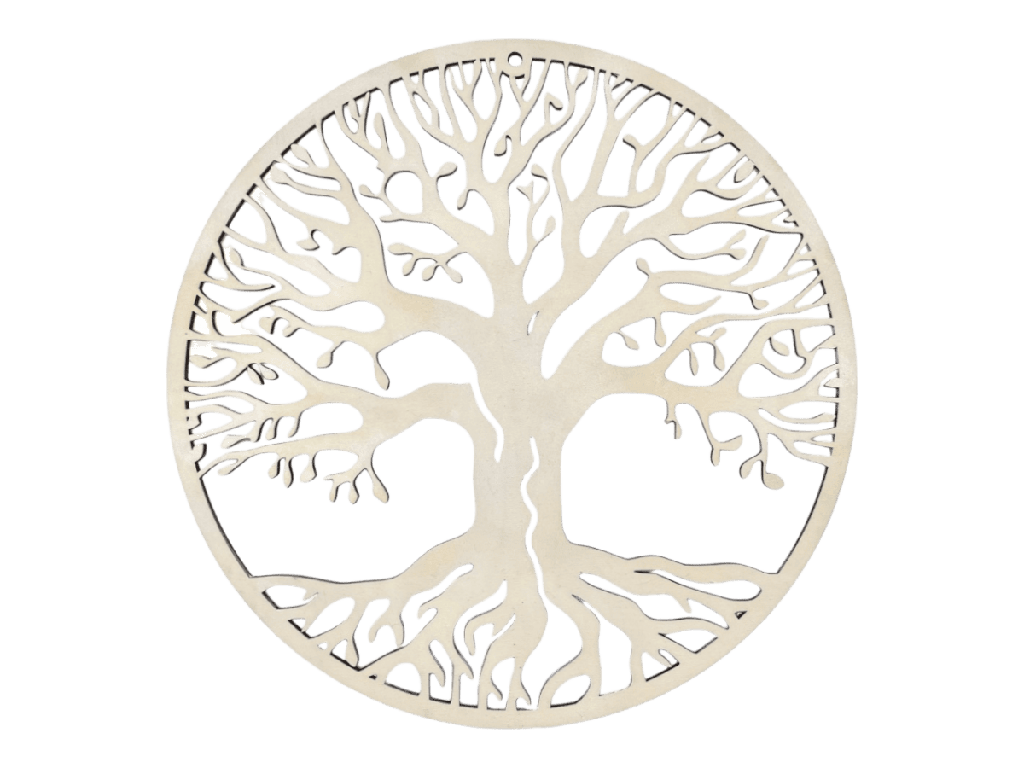 Türkranz Lebensbaum aus Holz