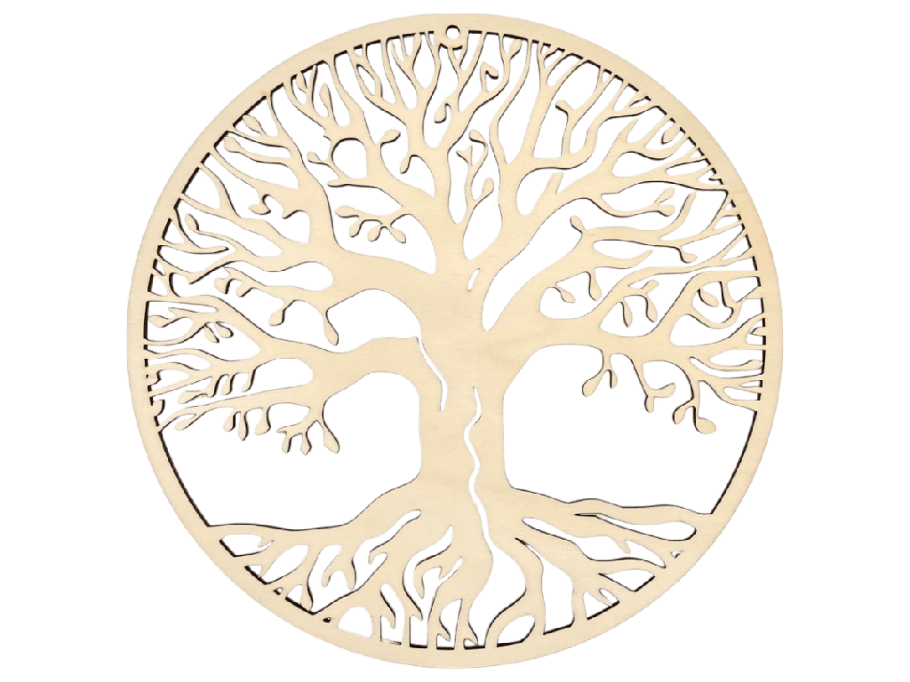 Türkranz Lebensbaum aus Holz