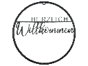 Türkranz „HERZLICH Willkommen“ aus Holz