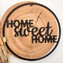 Türkranz aus Holz „Home sweet home“