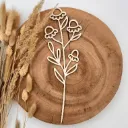 Wildblumenstecker Beerenrispe aus Holz – dekorativer Zweig für Vase