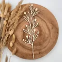 Wildblumenstecker Laubzweig aus Holz – natürliche Blumendeko