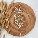 Wildblumenstecker Gräserzweig aus Holz – filigrane Vasen-Deko