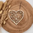 Herz Deko aus Holz – Minimalistisches Motiv