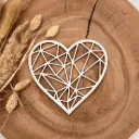 Herz Deko aus Holz – Minimalistisches Motiv