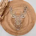 Hirsch Wandbild Holz – für Bilderrahmen