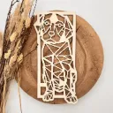 Hund Wandbild Holz – für Bilderrahmen