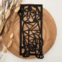 Hund Wandbild Holz – für Bilderrahmen