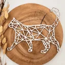 Katze Wandbild Holz – für Bilderrahmen
