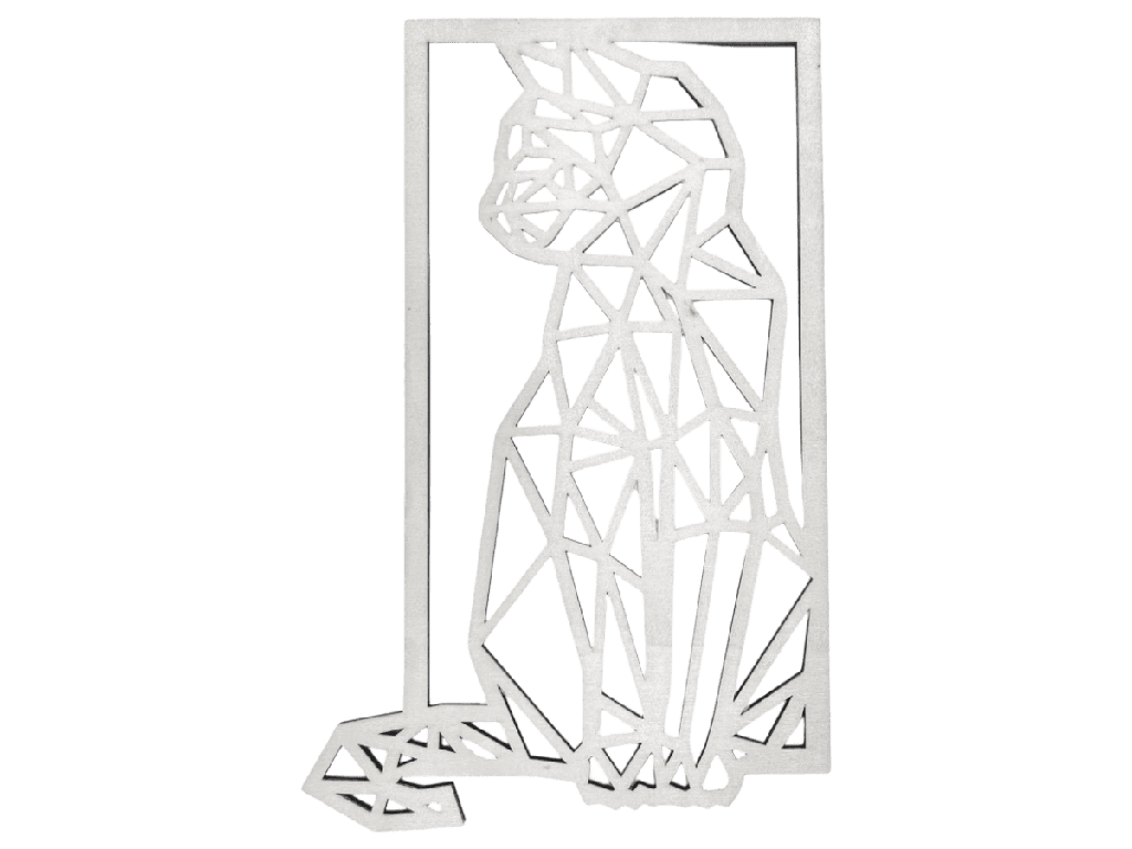 Wandbild - Katze im Rahmen
