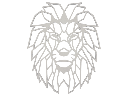 Wandbild - Löwe