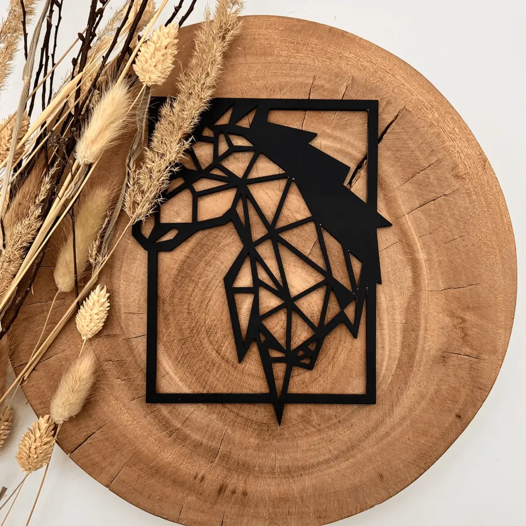 Pferd Wandbild Holz – für Bilderrahmen