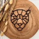 Puma Wandbild Holz – für Bilderrahmen
