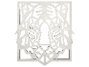Wandbild - Tiger im Rahmen