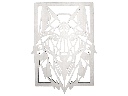 Wandbild - Wolf