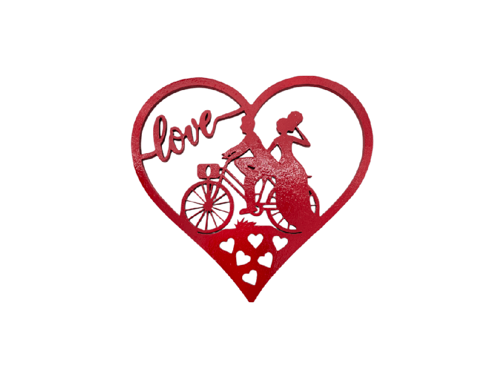 Herzdekoration - Hochzeitstraum auf Rädern