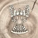 Weihnachtsengel aus Holz – Himmelsbotin der Freude