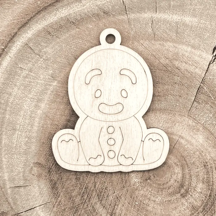 [A01076] Weihnachtsornament - Lebkuchenmann I