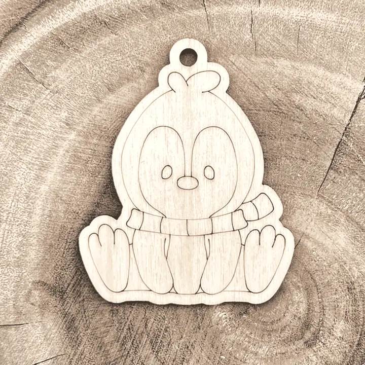 [A01077] Weihnachtsornament - Pinguin