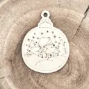 Weihnachtsornament - Winterlandschaft