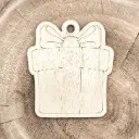 Weihnachtsanhänger aus Holz – Geschenkpaket zum Anmalen