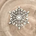 Schneeflocke aus Holz – Wirbelzauber