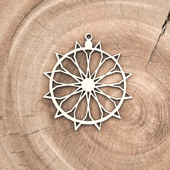 Schneeflocke aus Holz – Himmelsblume