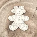 Weihnachtsornament - Lebkuchenfrau